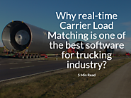 Why real-time Carrier Load Matching is one of the best software for trucking industry? – dreamorbit.com