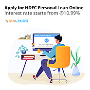 Apply for HDFC Personal Loan online - Interest rates starting from@10.99%