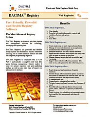 Clinical Patient Registry Software