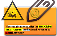 How can the user transfer the SBC Global Email Account on the Email Account To Gmail Account?