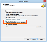 How to Recover Pictures from Recycle bin using Recuva