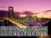Brief Information About California Personal Injury Law