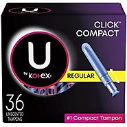 U by Kotex Click for Tampons for Heavy Flow and Swimming