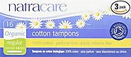 Natracare Organic Regular Tampons for Heavy Flow and Swimming