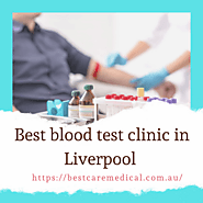 Besr clinic for blood test in Liverpool