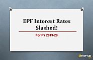 New EPF interest rate for FY 2019 - 2020