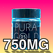 Pura Gold Nano Pills 25mg (30 Count)