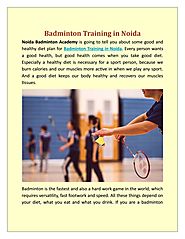 Come and Get Badminton Training in Noida