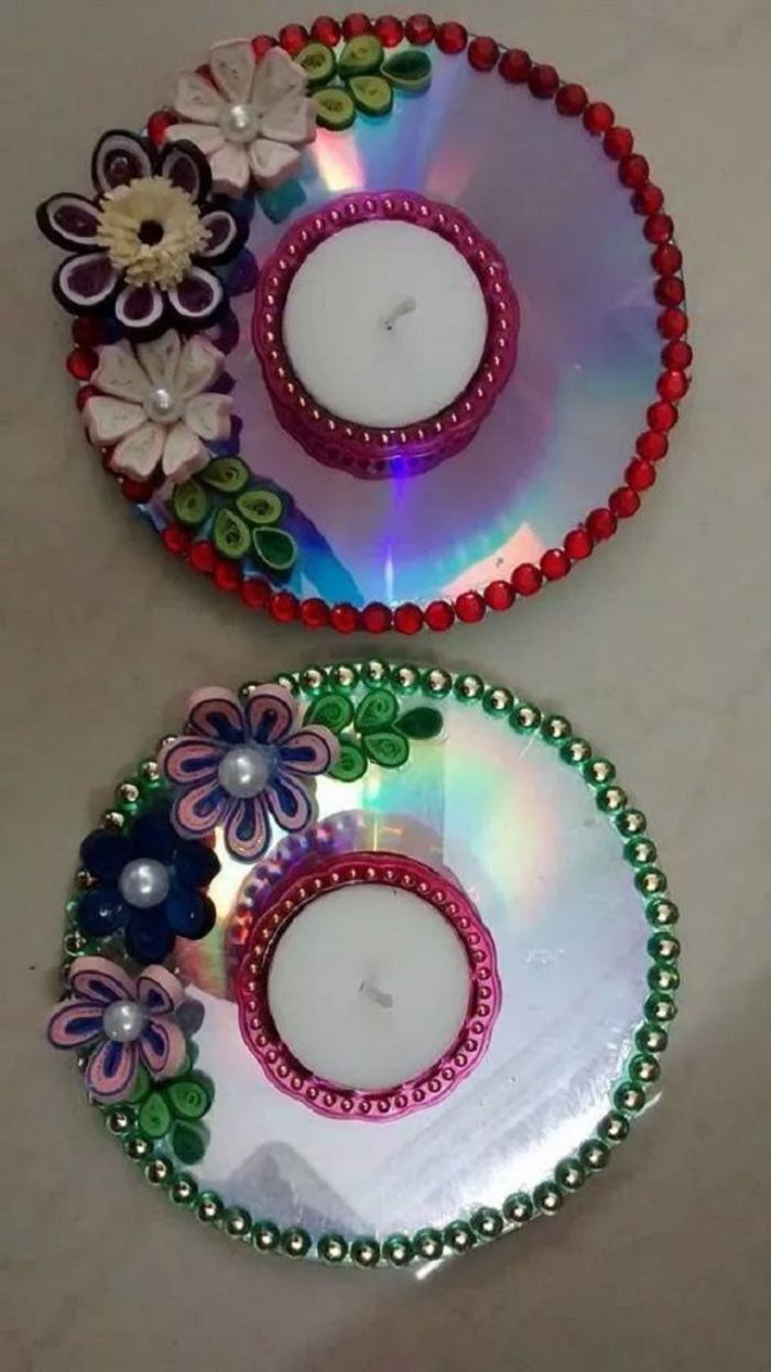 Set Of 2 mix colours Terracotta hand made and hand painted Diwali Diya,  Finish Type: eco