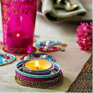 Beautiful Bangle Diya for Diwali Decoration.