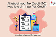 Input tax credit (ITC ) under GST