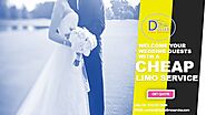 Welcome Your Wedding Guests with a Cheap Limo Service Near Me