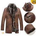Shearling Leather Coat Mens CW868801