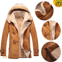 Winter Hooded Fur Leather Jacket Men CW877133