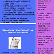 Ambien- Overview, Use, Precautions | Visual.ly