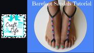 Rainbow Loom Barefoot Sandals Tutorial