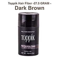 Buy Toppik Hair Fiber -27.5 GRAM - Dark Brown - Online Shopping in Pakistan