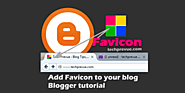 Configure the Custom Favicon for Blogger/Blogspot Blogs