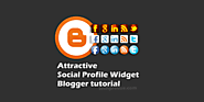 Attractive Social Profile Widget - Pure CSS3 widgets