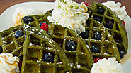 Healthy Green Tea Waffle