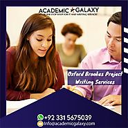 Oxford Brookes Project Writing Services- Academic Galaxy
