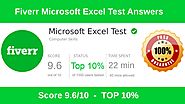 Fiverr Microsoft Excel Test Answers