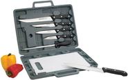 Maxam® 8 Piece Knife Set with Cutting Board