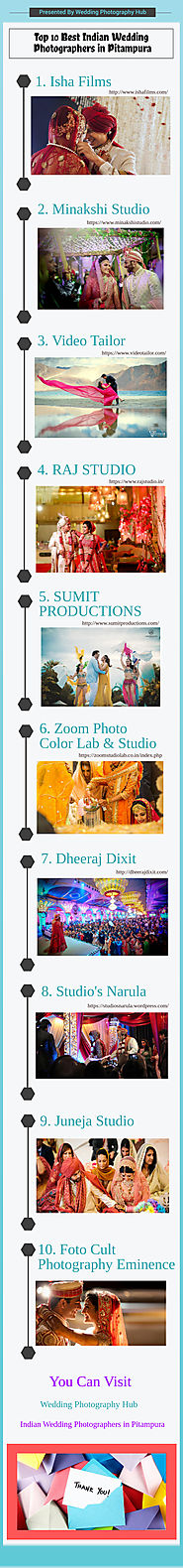Top 10 Best Indian Wedding Photographers In Pitamp Infographic Template