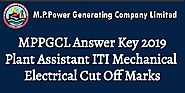 MPPGCL Answer Key 2019 Plant Assistant ITI Mechanical/ Electrical Cut Off Marks