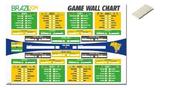 World Cup 2014 Game Wall Chart