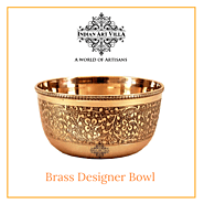 Modish Brass Bowls by Indian Art Villa