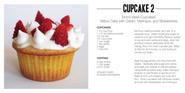 Day #2 Cupcake - 31 Days of Cupcakes Recipe - Yellow Cake with Cream, Meringue, and Strawberries