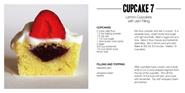 Day #7 Cupcake - 31 Days of Cupcakes - Lemon Cupcake with Jam Filling