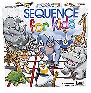 SEQUENCE for Kids -- The 'No Reading Required' Strategy Game by Jax, Multi Color, 11 inches (2-4 players) ages 3-6