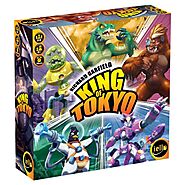IELLO: King of Tokyo, New Edition, Strategy Board Game, Space Penguin Included in the Box, For 2 to 6 Players, 30 Min...