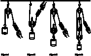 What is the mechanical advantage of a double pulley?