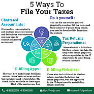 5 Ways To File Your Taxes