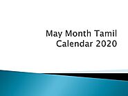 May Month Tamil Calendar 2020 - May Monthly Calendar 2020