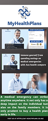 Good health plan with Axa health compare