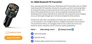 IMDEN Bluetooth FM Transmitter