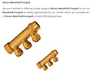 Brass Manifold Forged