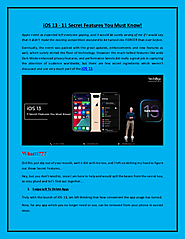 iOS 13- 11 Secret Features You Must Know! | Techugo