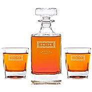 Personalized Whiskey Decanter - Classic | Swanky Badger