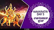 Navratri fifth day skandmata puja | स्कंदमाता पूजा | तुलसी माता