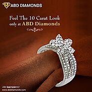 Feel the 10 Carat Look with ABD's Incredible Diamonds Collection.