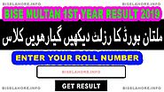 11 class result Multan board 2019