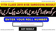 Sargodha 11 class result 2019