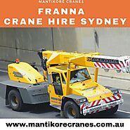 Know the best technique to go for franna crane hire Sydney | Mantikore Cranes