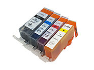 Premium Ink Cartridges 1 Each CLI526 Bk, C,M,Y – for use in Canon Printer