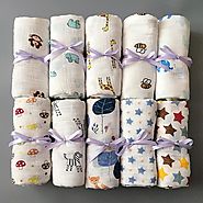 Shop for Cotton Baby Swaddles Soft Newborn Blankets|ShoppySanta